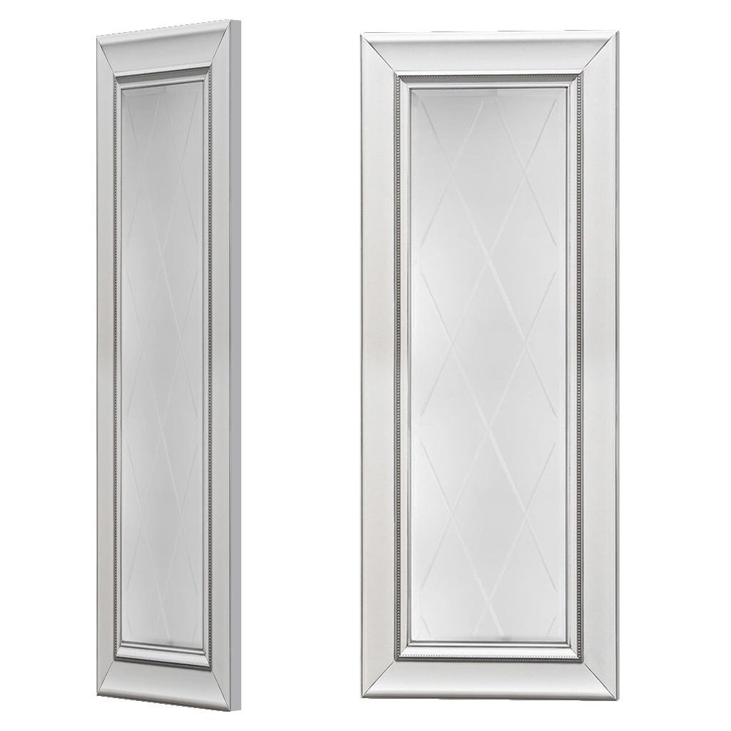 Кухонный шкаф 2-дверный 960х600х315мм Белый витрина